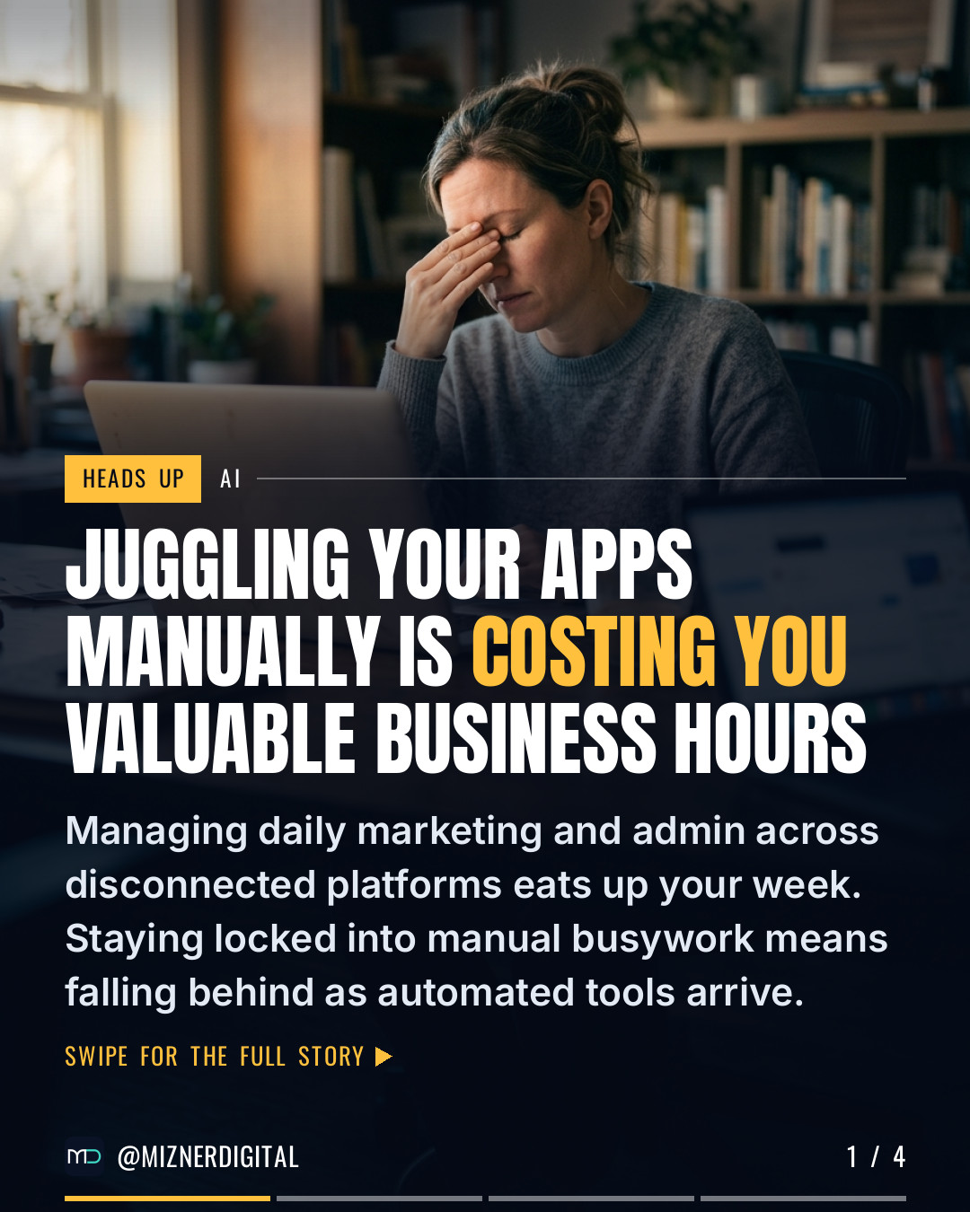 Juggling your apps manually is costing you valuable business hours
