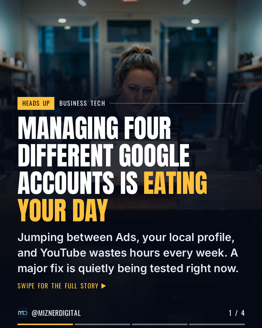 Managing four different Google accounts is eating your day